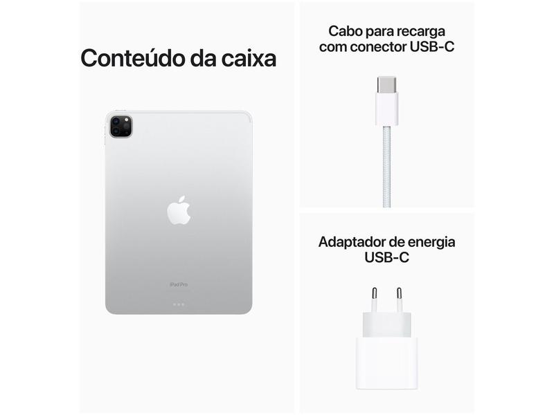 Apple iPad Pro 11” 4ª Geração Wi-Fi - 128GB Prateado - Apple iPad